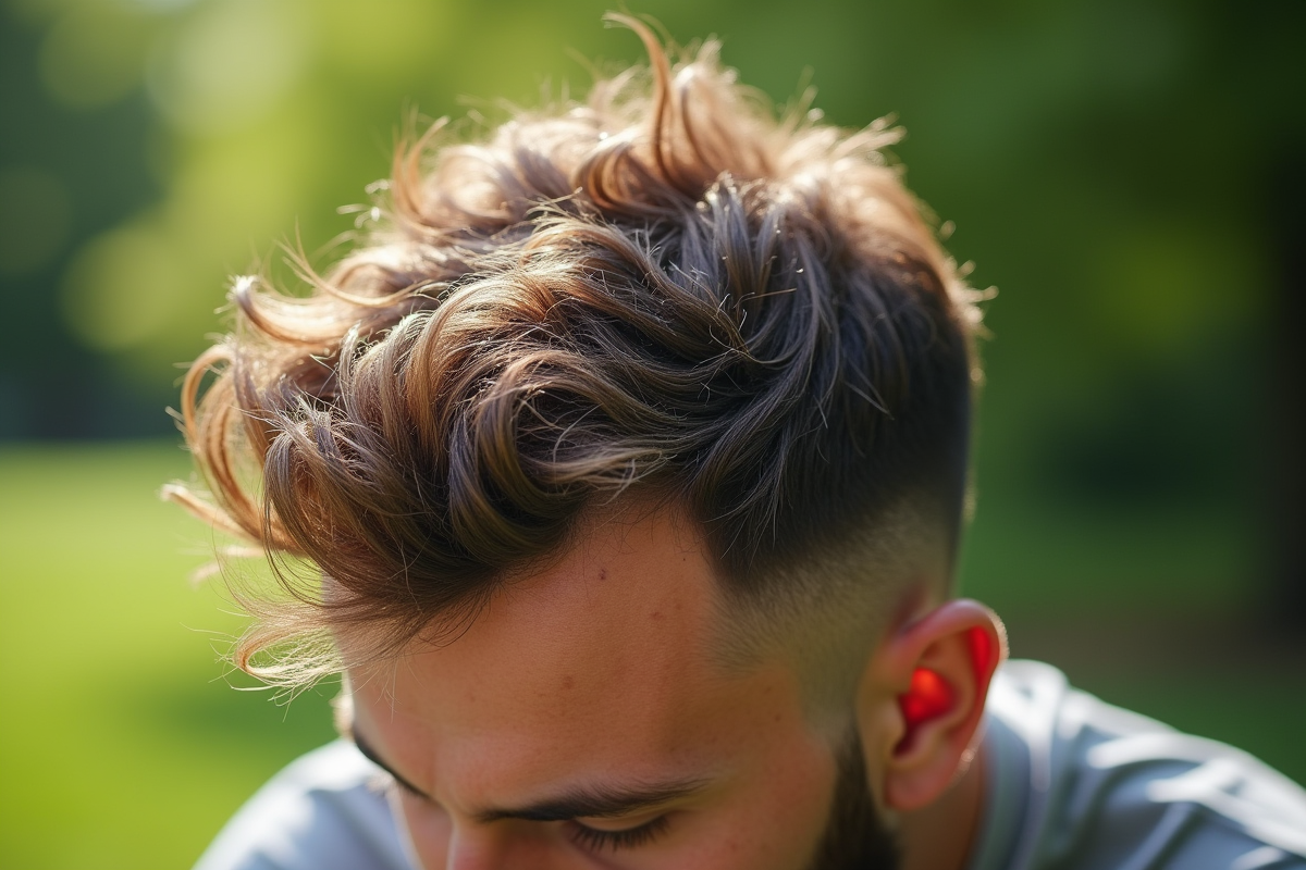 cheveux sales