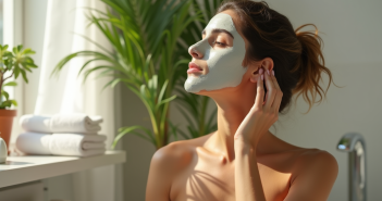 Routine capillaire naturelle avec le rhassoul