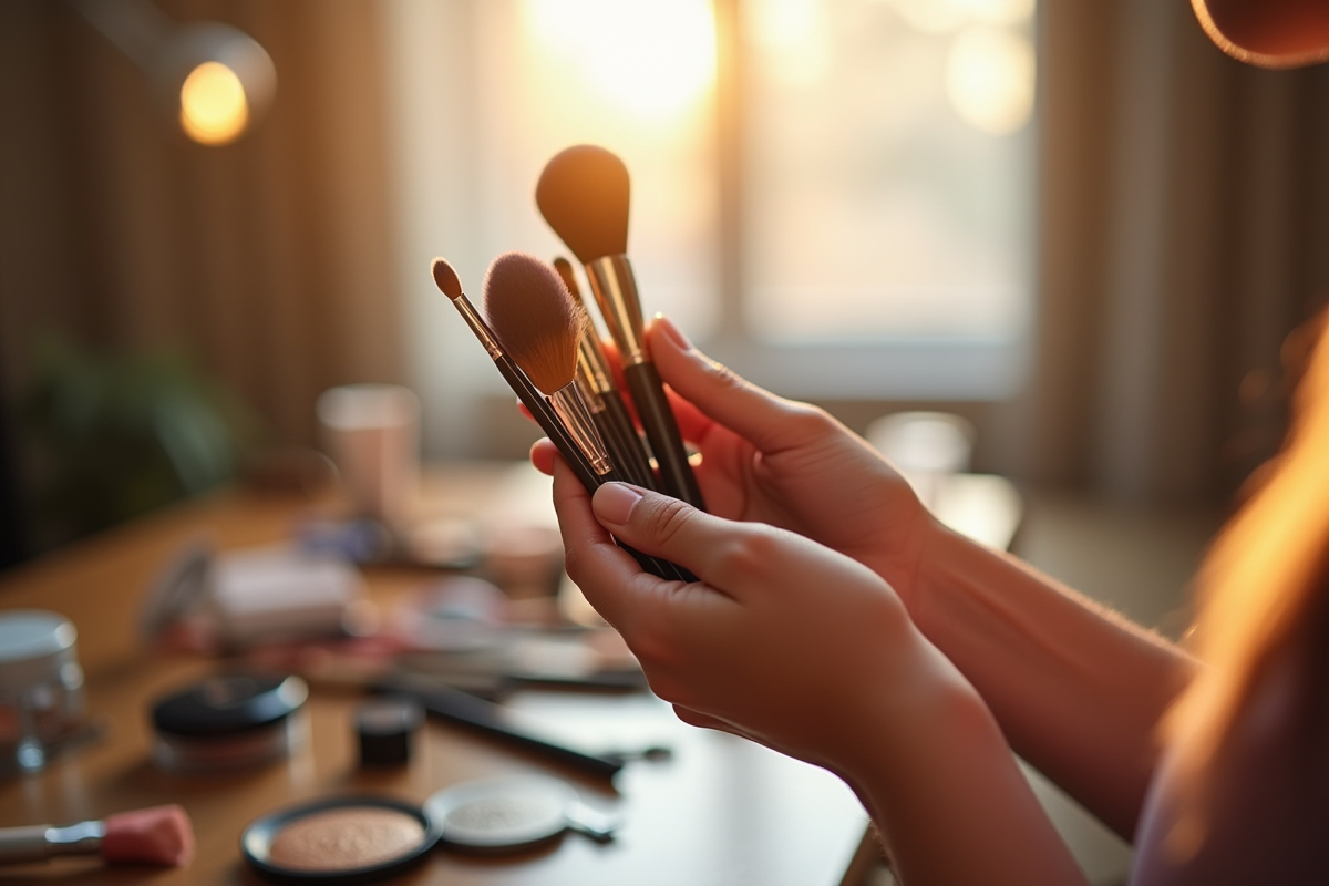 pinceaux maquillage