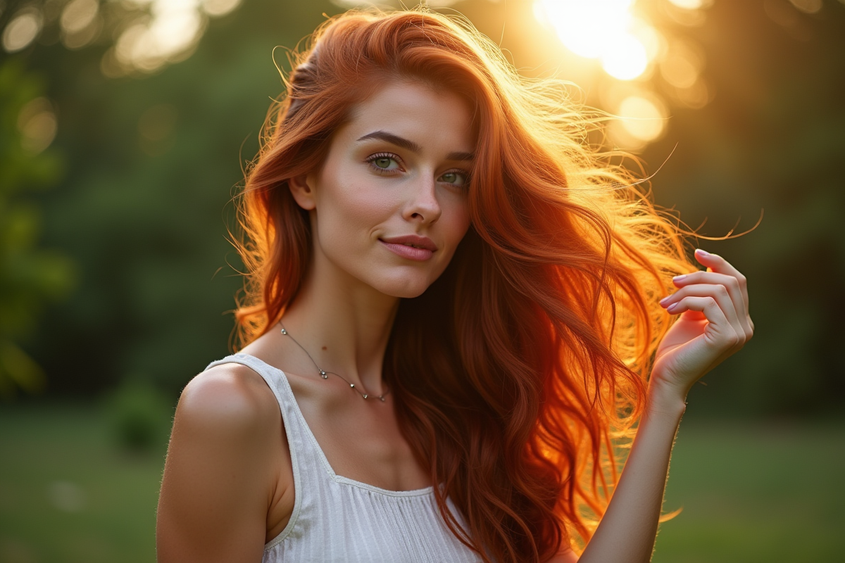 cheveux roux